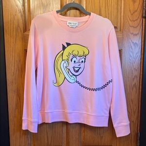 Kate Spade pink Veronica and Betty sweatshirt. New without tags.